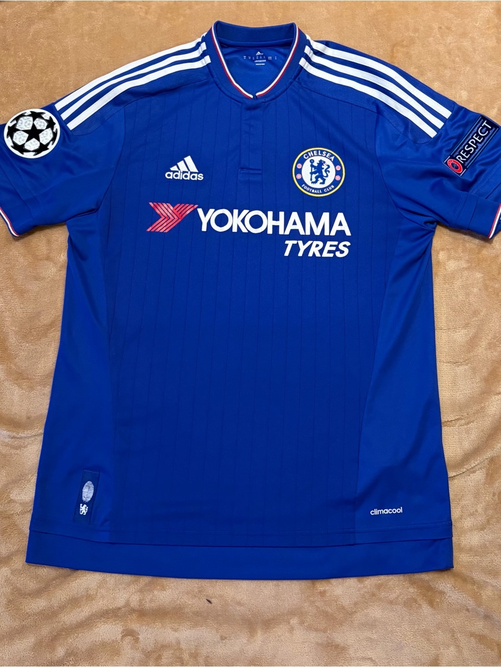 adidas 2015/16 Chelsea F.C Home Jersey with Champions League Number and Patches